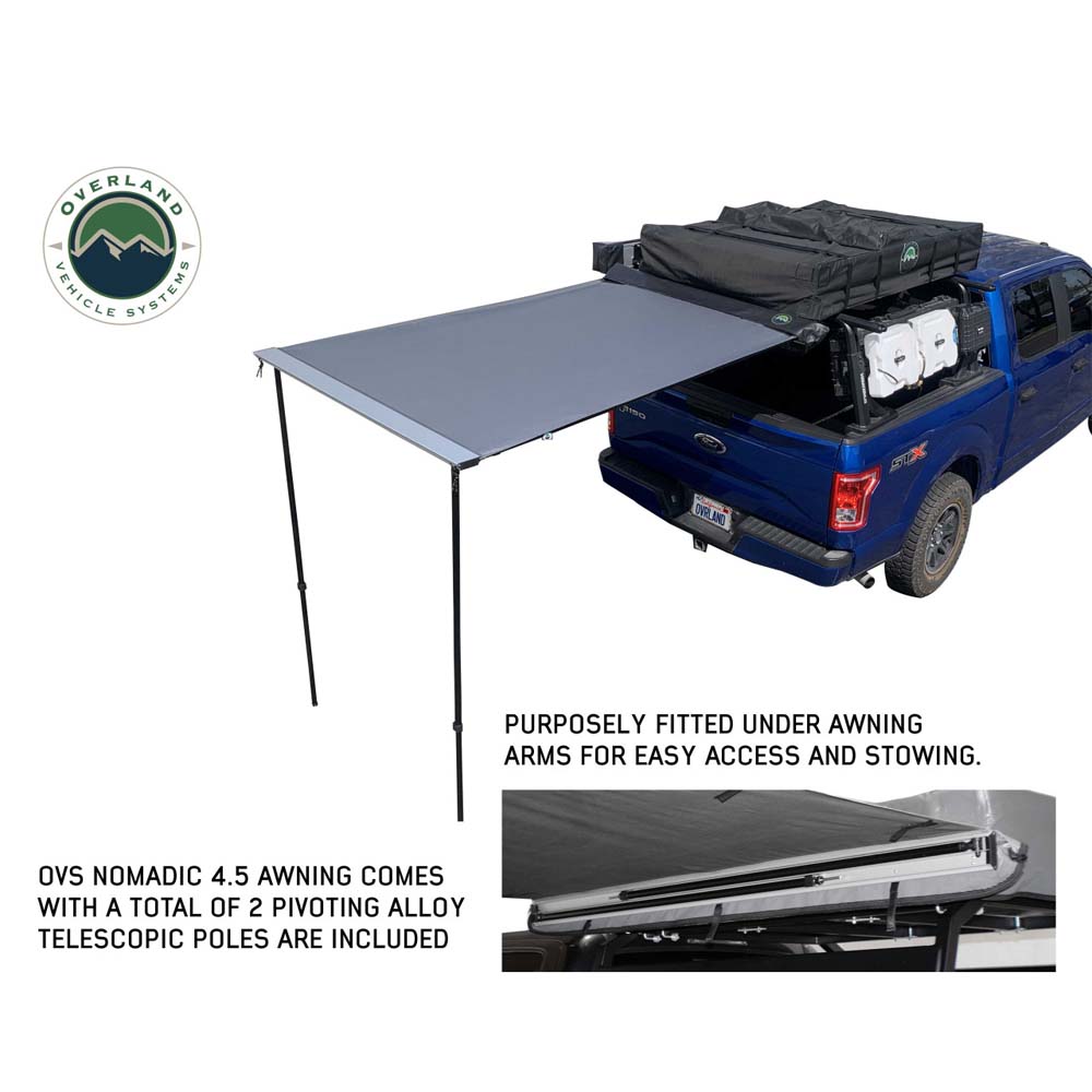 Nomadic Awning 4.5 The Perfect 4.5 Awning with Black Cover OVS