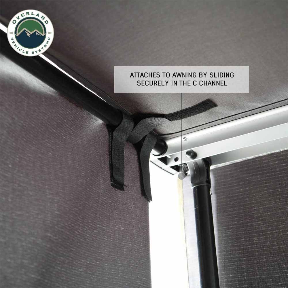 OVS Nomadic 6.5 inch Awning Shade Wall OVS