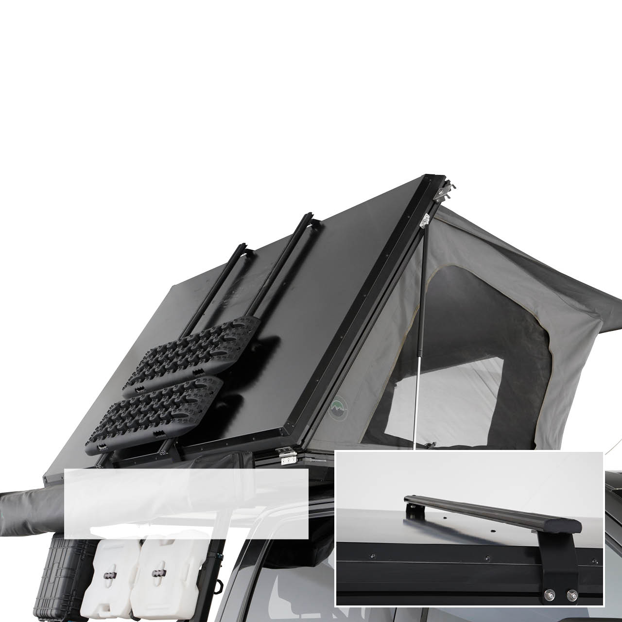 Aluminum Clam Shell Roof Top Tent Sidewinder Side Opening OVS