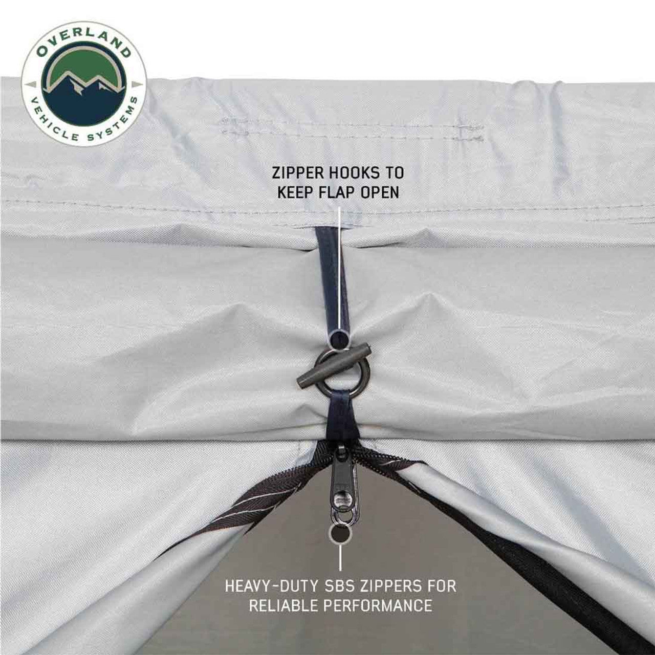 LD P.S.T. - Portable Safari Ground Tent Large, Grey Body and Grey Trim OVS