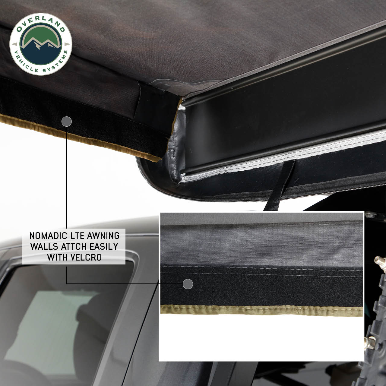 Nomadic 270 LTE Awning Passenger Side Walls 3 and 4 OVS