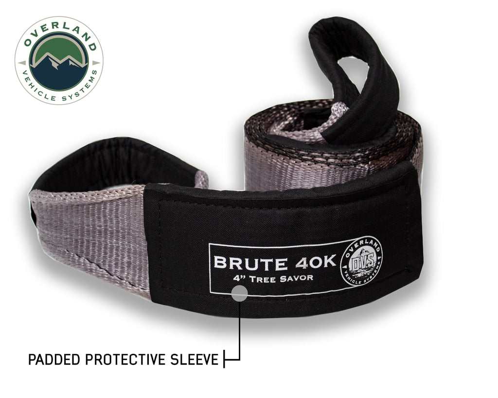 Tree Saver Tow Strap 40,000 lb. Gray With Storage Bag OVS