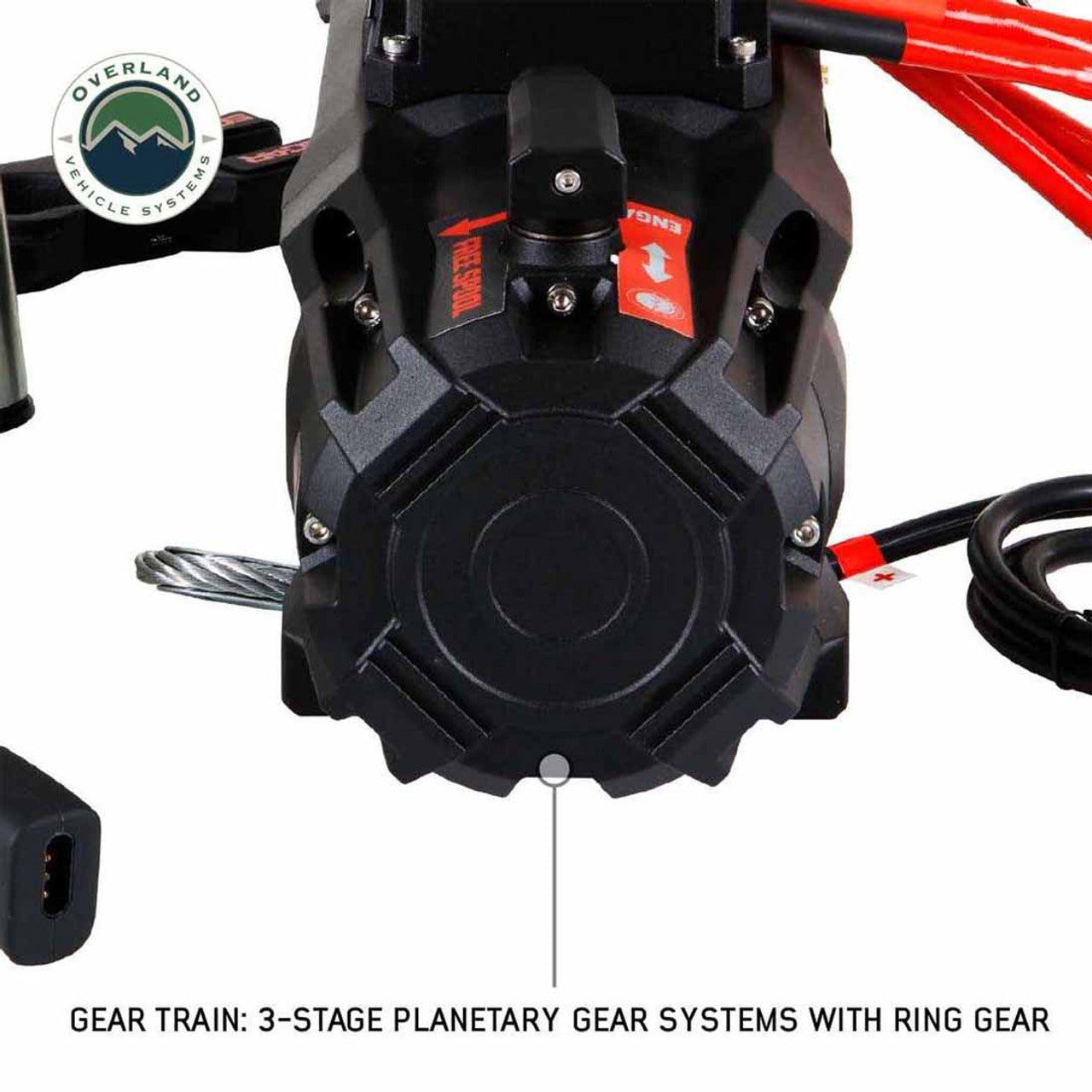 SCAR 10 - 10,000 lb. Winch With Steel Cable and Wireless Remote OVS