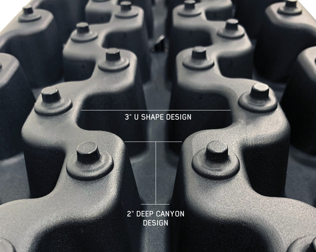 Recovery Ramps for 4WDs Gray/Black Universal + Storage Bag OVS