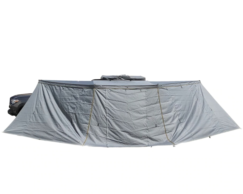 Nomadic Awning 270 Degree - Passenger Side Dark Gray Awning OVS