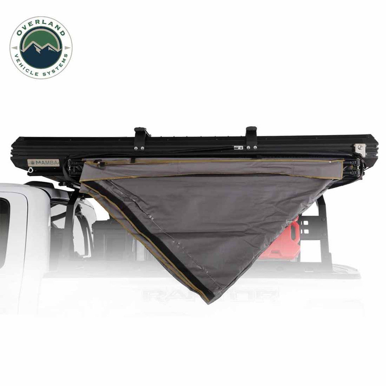 HD Nomadic 180 LTE - Awning, Grey Body, Green Trim and Black Travel Cover OVS