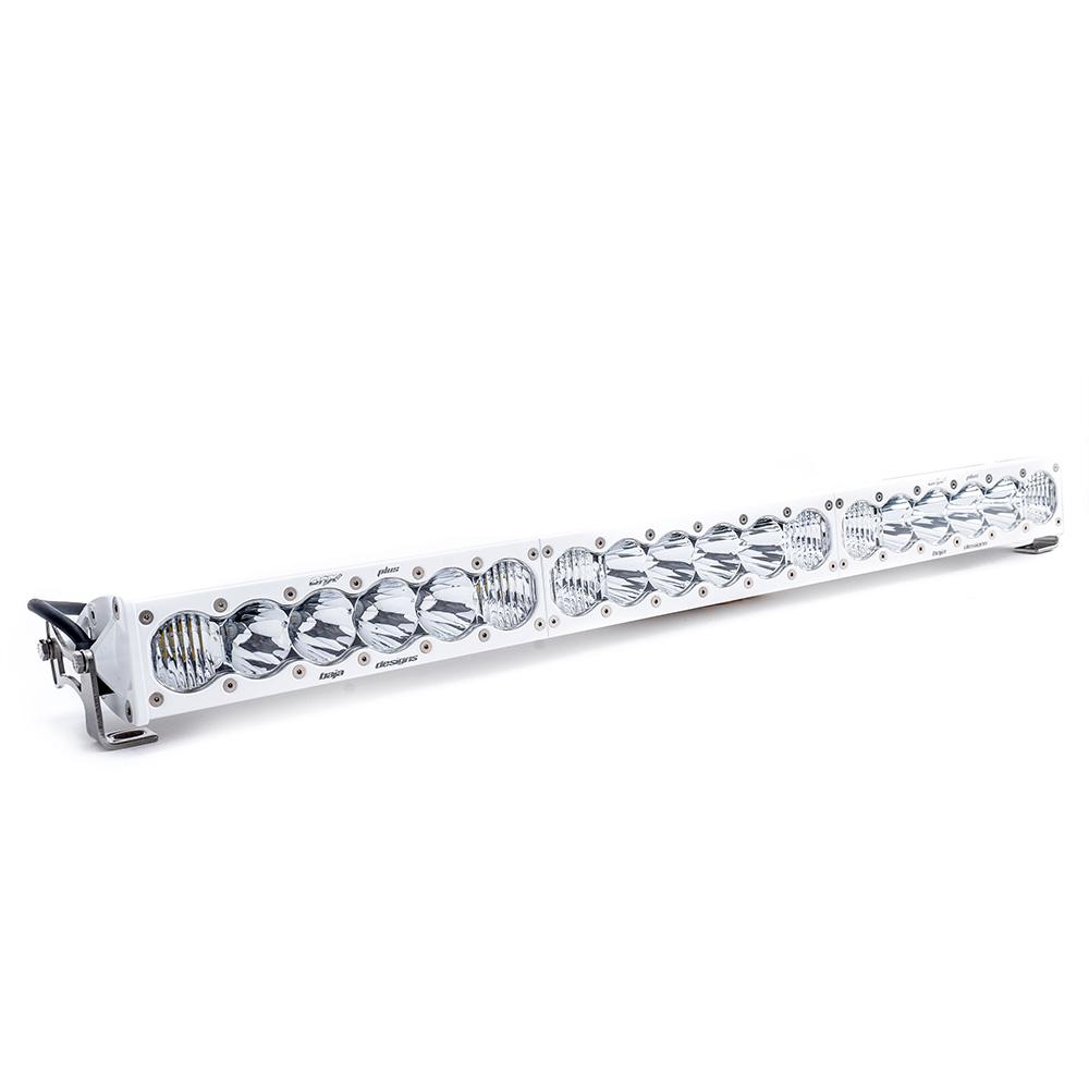 OnX6+ White Straight LED Light Bar (10 Inch; Driving/Combo; Clear) Baja Designs