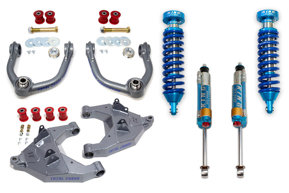 MID TRAVEL LIFT KIT W/ FRONT AND REAR 2.5 INCH DIAMETER ADJUSTABLE SHOCKS <br>- 3RD GEN 4RUNNER