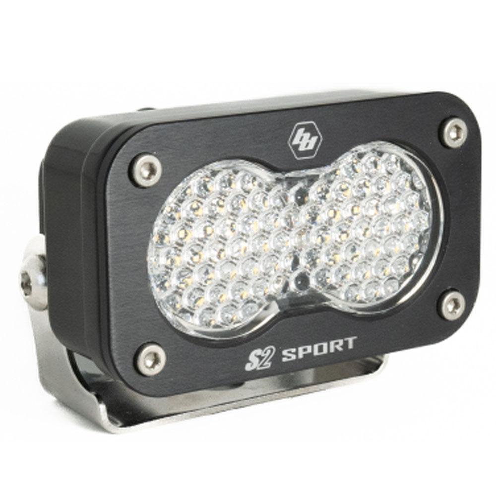 LED Work Light Clear Lens Spot Pattern Each S2 Sport Baja Designs