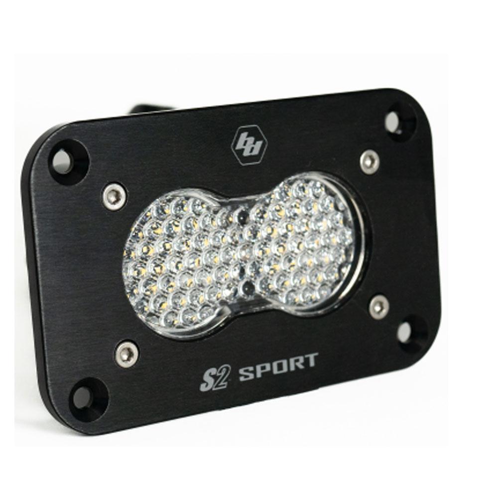 LED Work Light Clear Lens Spot Pattern Flush Mount Each S2 Sport Baja Designs