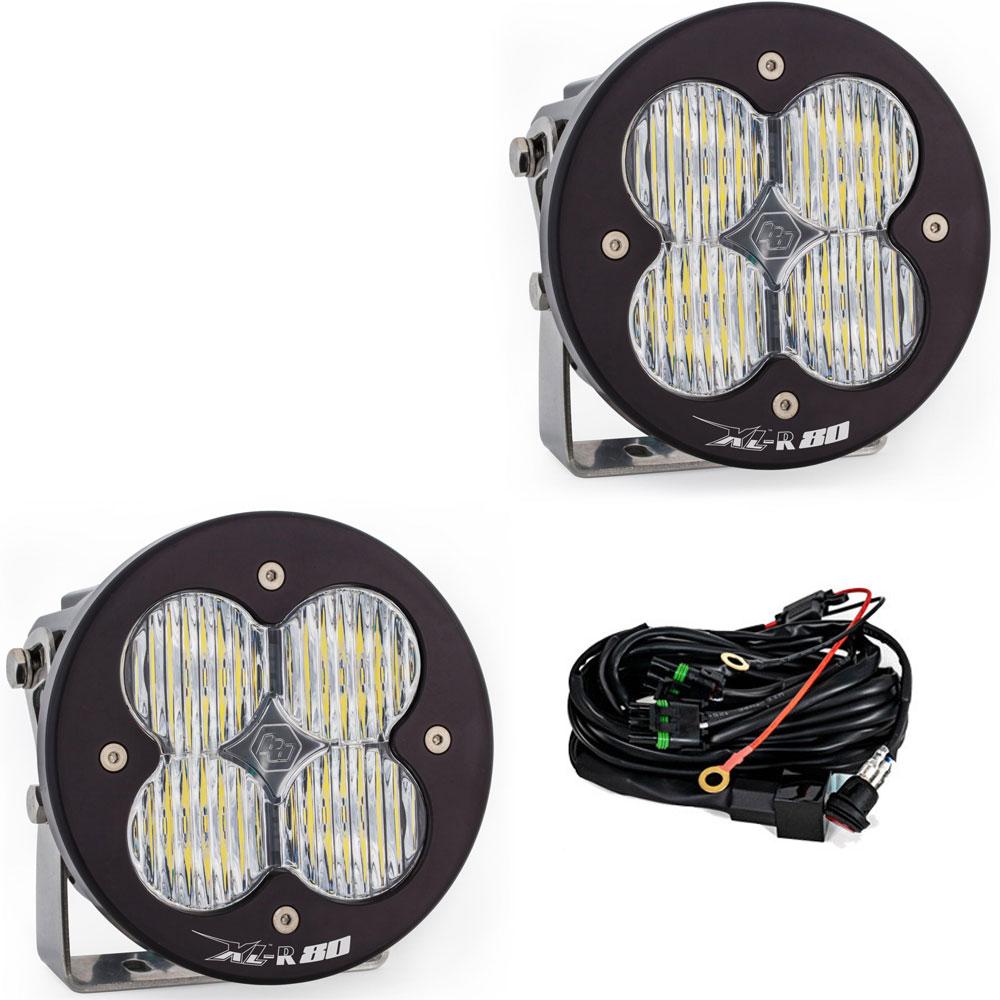 LED Light Pods Driving Combo Pattern Pair XL R 80 Series Baja Designs