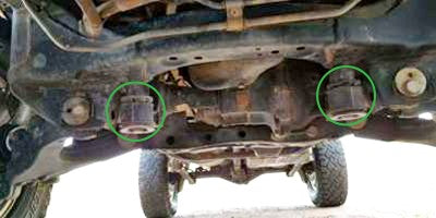 Toyota Replacement Front Differential Bushings for 96-02 3rd gen 4runner, 96-04 1st Gen Tacoma - DBBUS1