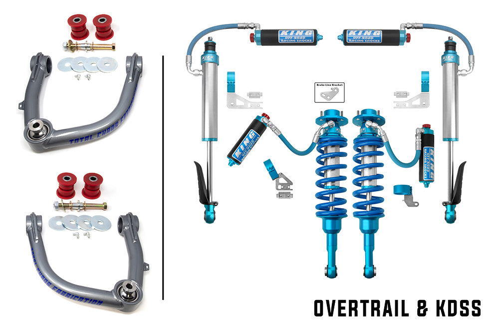 OVERTRAIL KDSS COMPATIBLE LIFT KIT W/ FRONT & REAR 2.5 INCH DIAMETER ADJUSTABLE KING SHOCKS <br>- LEXUS GX550