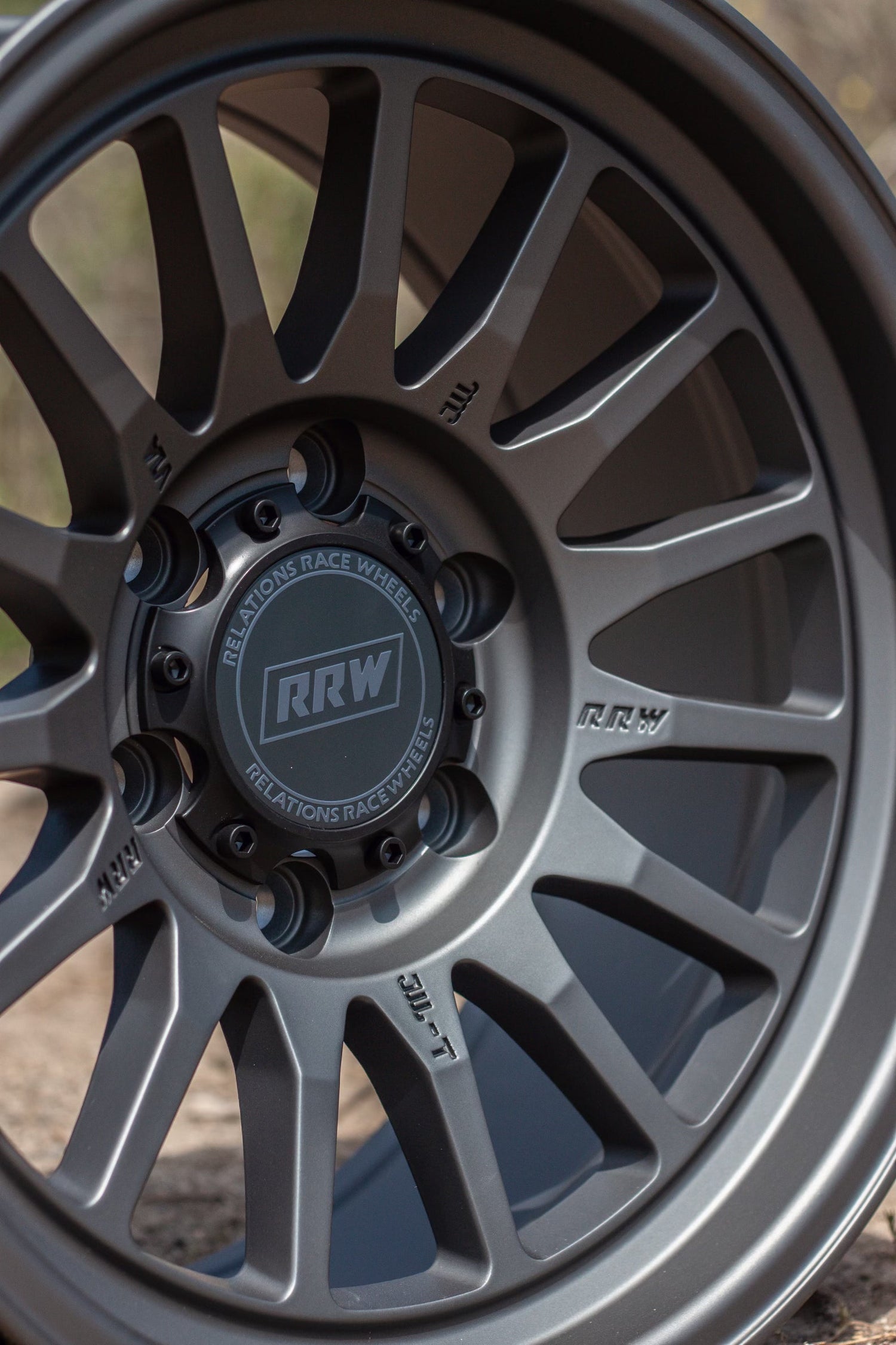 RR7-S FLOW FORMED | MATTE GUNMETAL