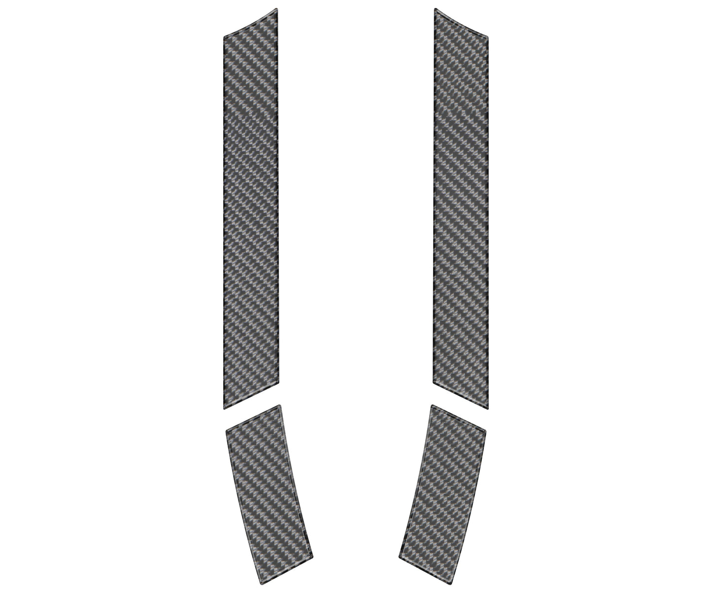 Upper C Pillar Overlays Fits 2024-2026 Toyota Land Cruiser & Lexus GX550