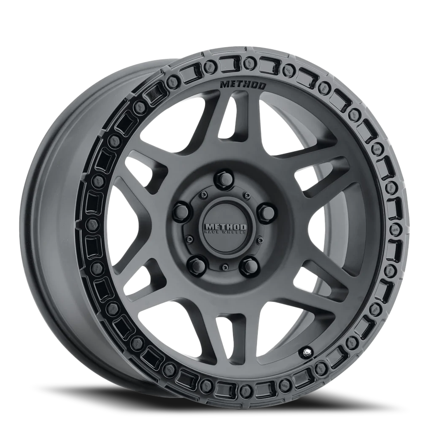Aluminum Wheels 17x8.5 MR312 Bolt Pattern 8 On 170 Offset 0 Lip Size 0.98 Double Matte Black MBGL Gloss Black Lip Method