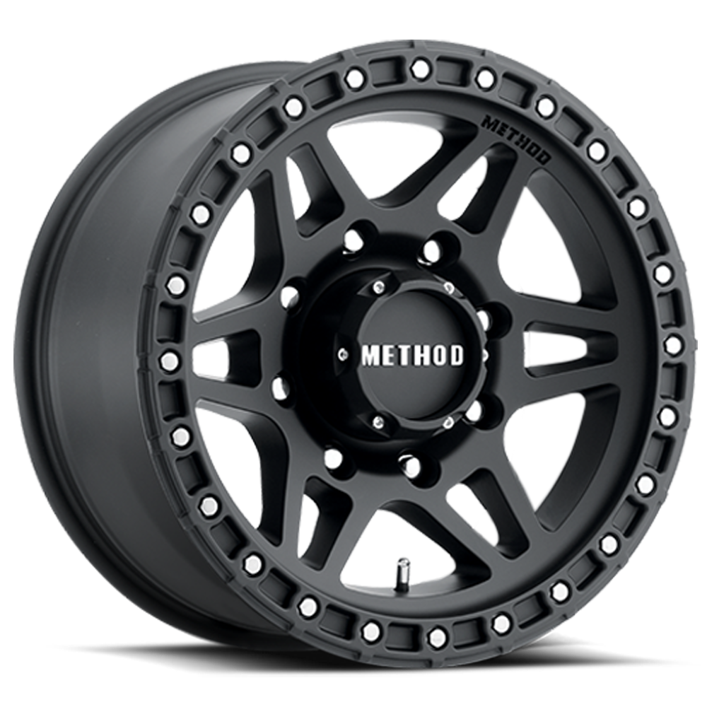 Aluminum Wheels 17x8.5 MR312 Bolt Pattern 8 On 170 Offset 0 Lip Size 0.98 Matte Black MB Method