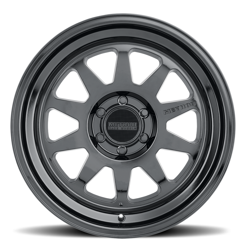 Aluminum Wheels 20x10 MR316 Bolt Pattern 8 On 180 Offset -18 Lip Size 3.03 Gloss Black GB Method