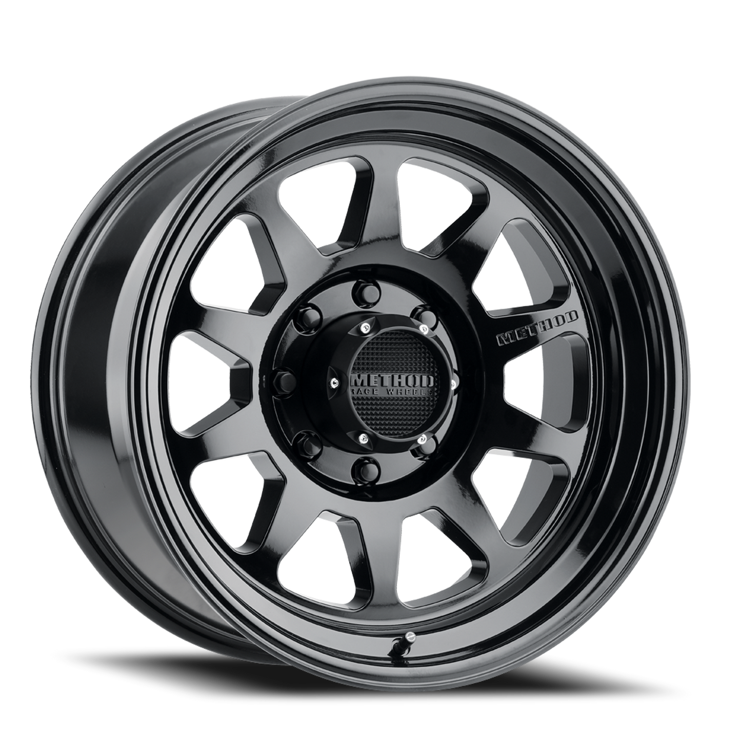 Aluminum Wheels 20x10 MR316 Bolt Pattern 8 On 180 Offset -18 Lip Size 3.03 Gloss Black GB Method