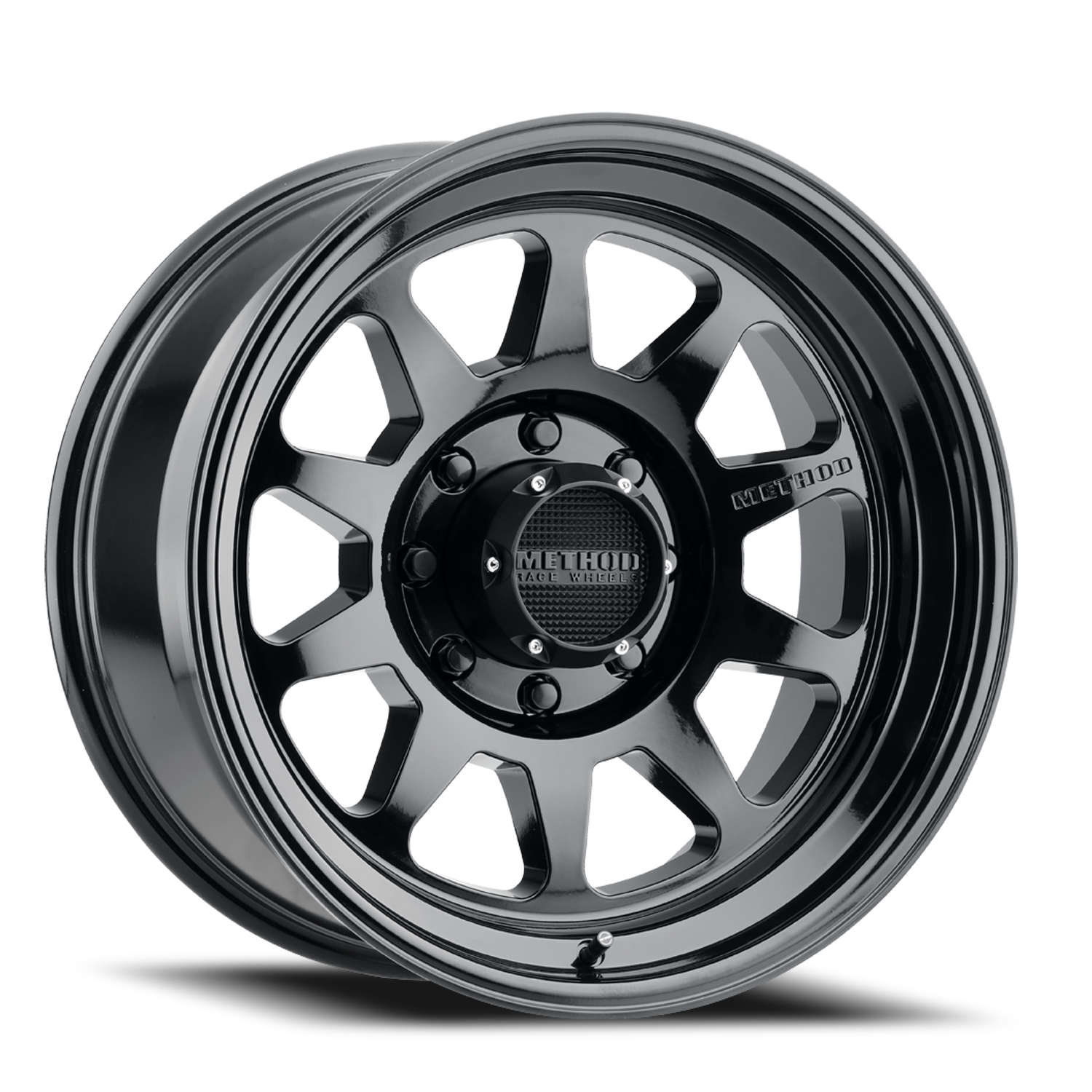 Aluminum Wheels 20x10 MR316 Bolt Pattern 8 On 180 Offset -18 Lip Size 3.03 Gloss Black GB Method