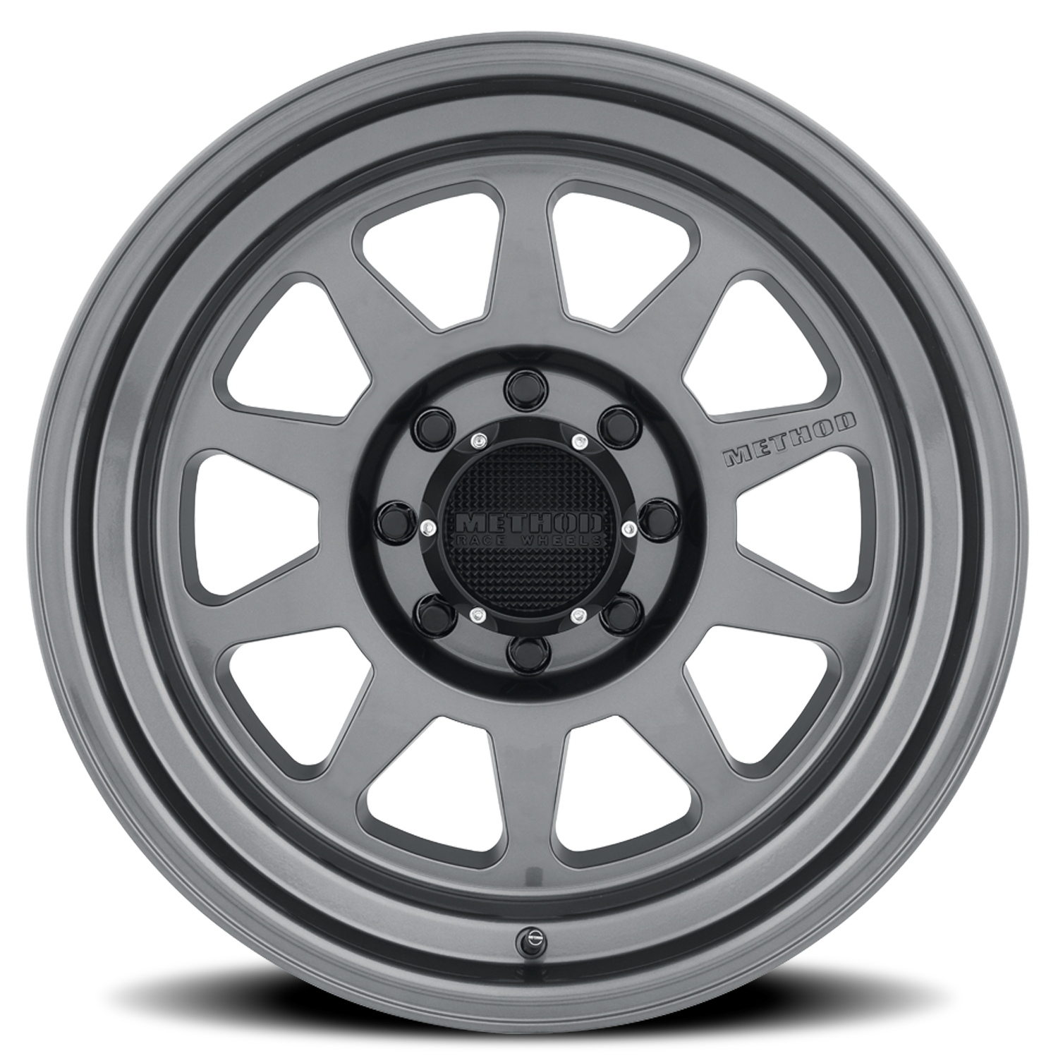 Aluminum Wheels 20x9 MR316 Bolt Pattern 8 On 180 Offset 18 Lip Size 1.77 Gloss Titanium TT Method