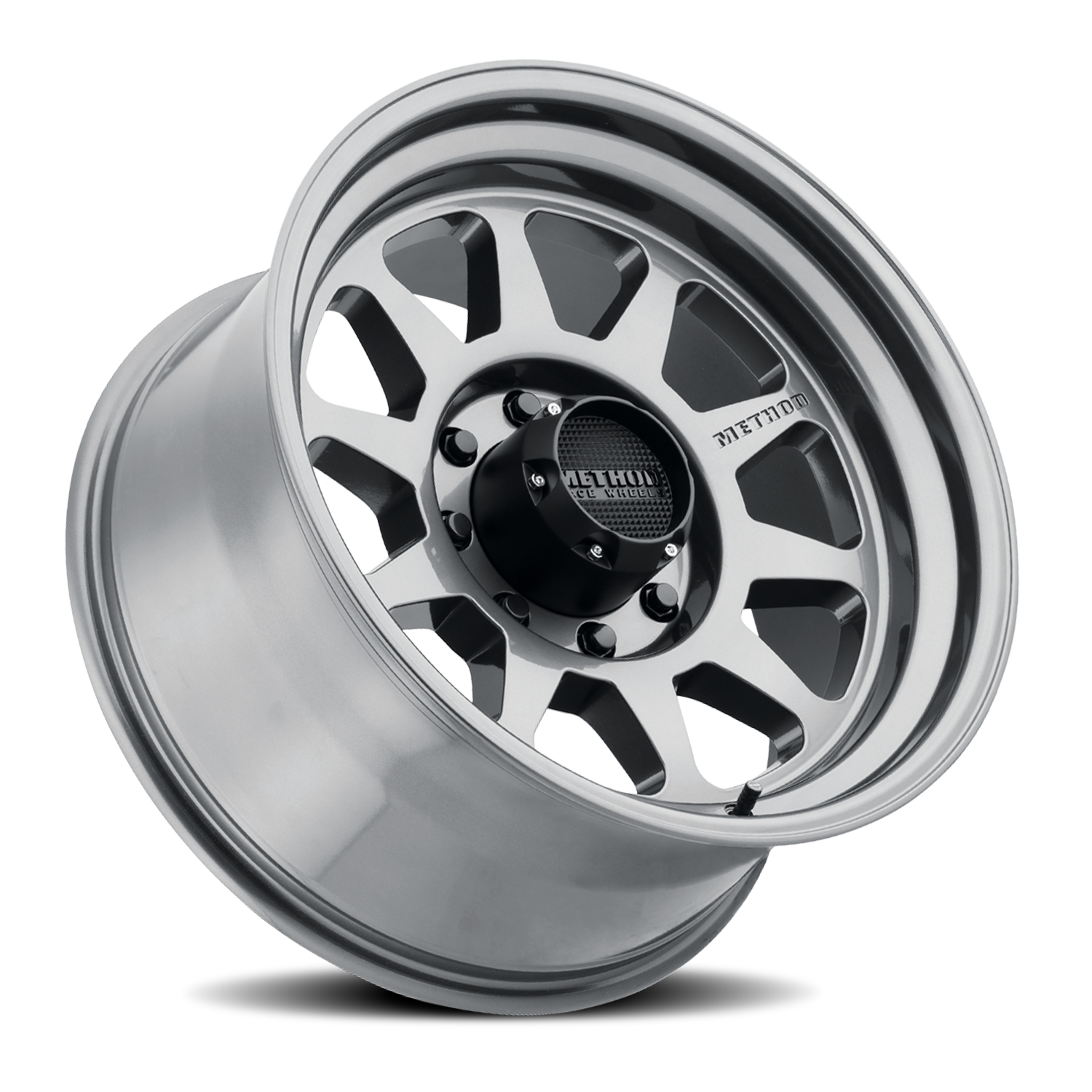 Aluminum Wheels 20x9 MR316 Bolt Pattern 8 On 180 Offset 18 Lip Size 1.77 Gloss Titanium TT Method