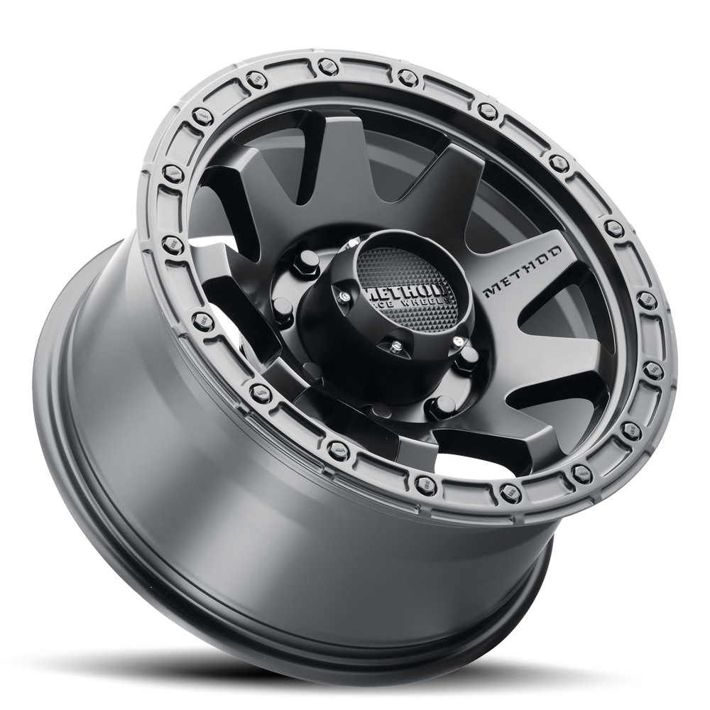 Aluminum Wheels 20x9 MR317 Bolt Pattern 8 On 180 Offset 18 Lip Size 0.83 Matte Black MB Method