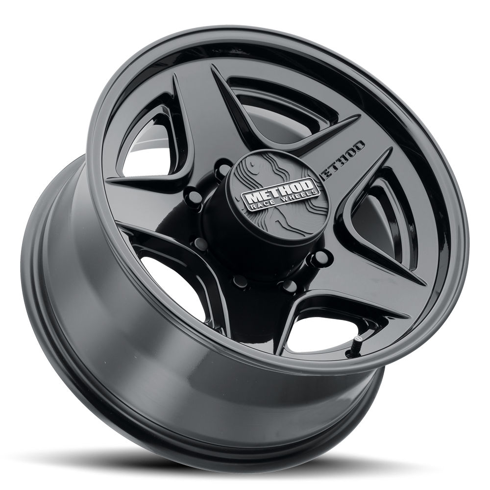 Aluminum Wheels 20x9 MR319 Bolt Pattern 8 On 180 Offset 18 Lip Size 1.06 Gloss Black GB Method
