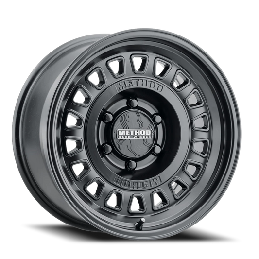 Aluminum Wheels 17x8.5 MR320 Bolt Pattern 6 On 139.7 Offset 0 Lip Size 2.76 Matte Black MB Method