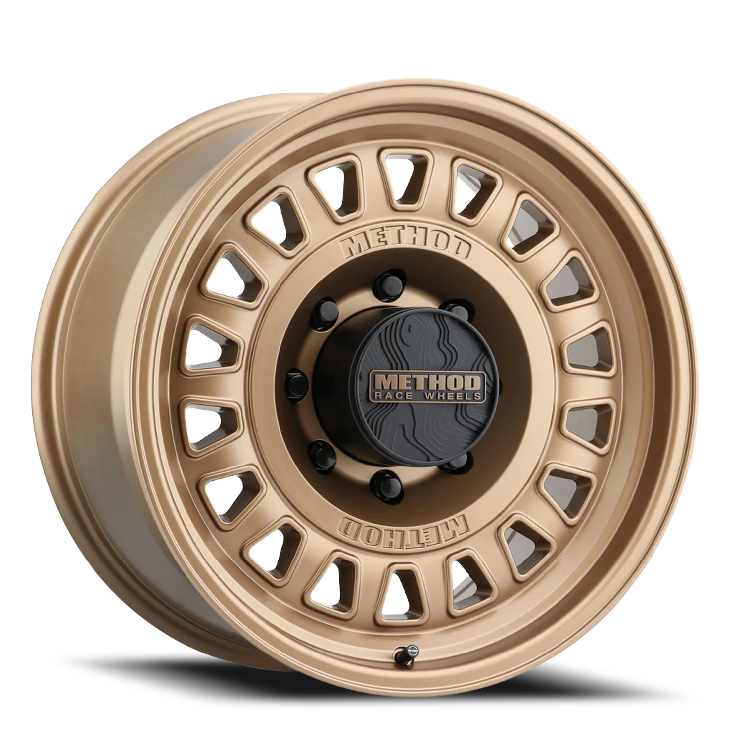 Aluminum Wheels 18x9 MR320 Bolt Pattern 8 On 180 Offset 18 Lip Size 1.89 Method Bronze BZ Method