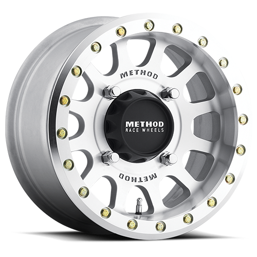 Aluminum Wheels 15x7 MR401 Beadlock UTV Bolt Pattern 4 On 156 Offset 13 Lip Size 1.77 Machined Raw Machined SL Method