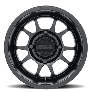 Aluminum Wheels 15x8 MR409 Bead Grip UTV Bolt Pattern 4 On 136 Offset 0 Lip Size 3.15 Matte Black MB Method