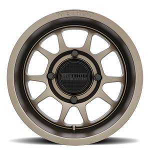 Aluminum Wheels 15x8 MR409 Bead Grip UTV Bolt Pattern 4 On 136 Offset 0 Lip Size 3.15 Steel Grey GY Method