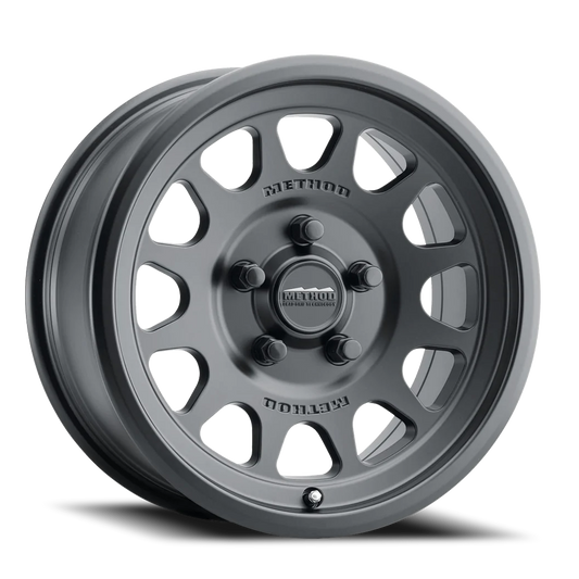 Aluminum Wheels 15x10 MR414 Bead Grip UTV Bolt Pattern 4 On 136 Offset 25 Lip Size 2.72 Matte Black MB Method
