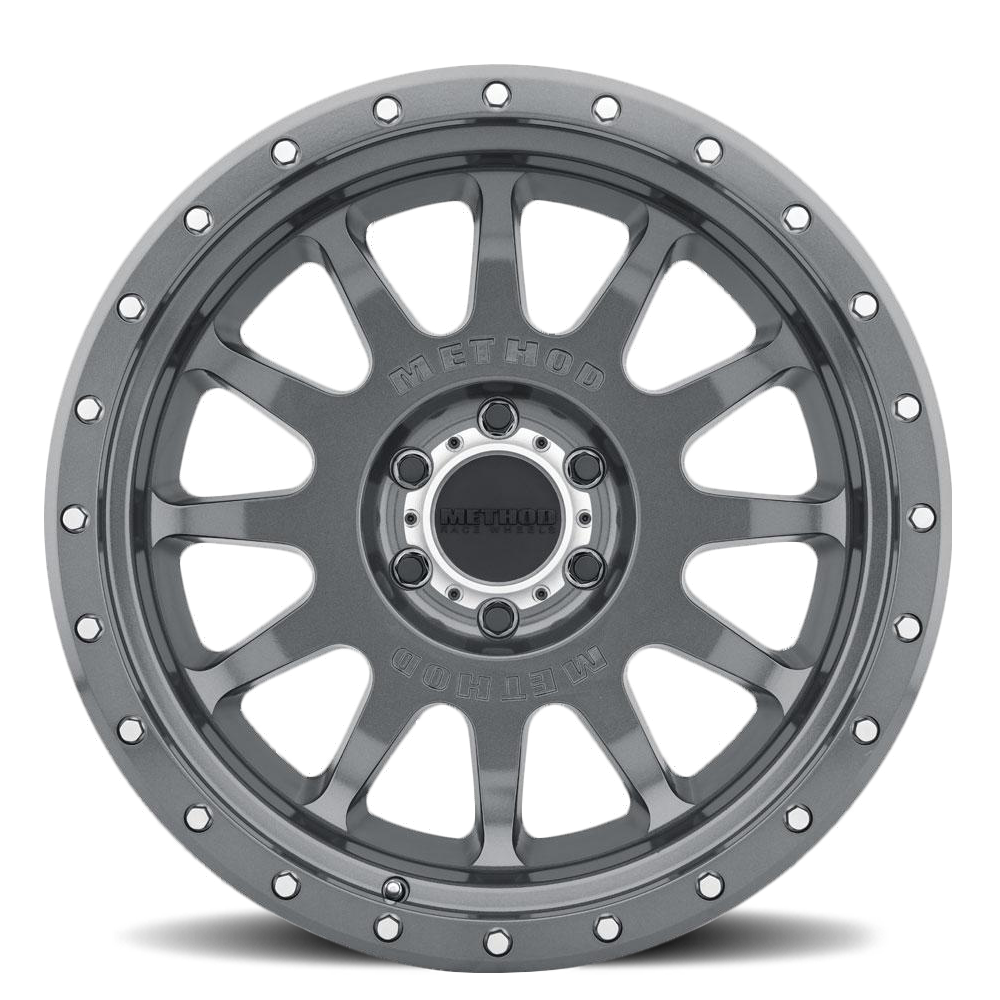 Aluminum Wheels 20x10 NV MR605 Bolt Pattern 8 On 180 Offset -24 Lip Size 2.83 Gloss Titanium GY Method