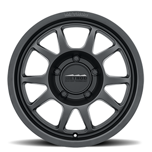 Aluminum Wheels 17x7.5 Bead Grip MR702 Bolt Pattern 6 On 130 Offset 50 Lip Size 1.18 Matte Black MB Method