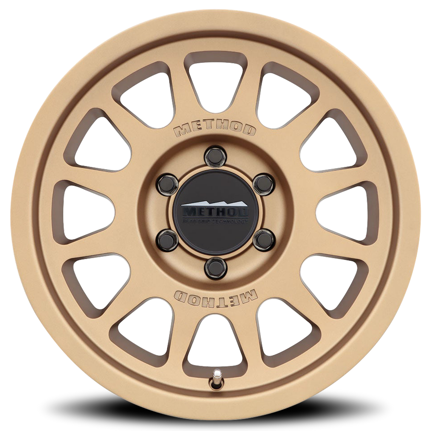 Aluminum Wheels 16x8 Bead Grip MR703 Bolt Pattern 6 On 139.7 Offset 0 Lip Size 1.22 Method Bronze BRZ Method