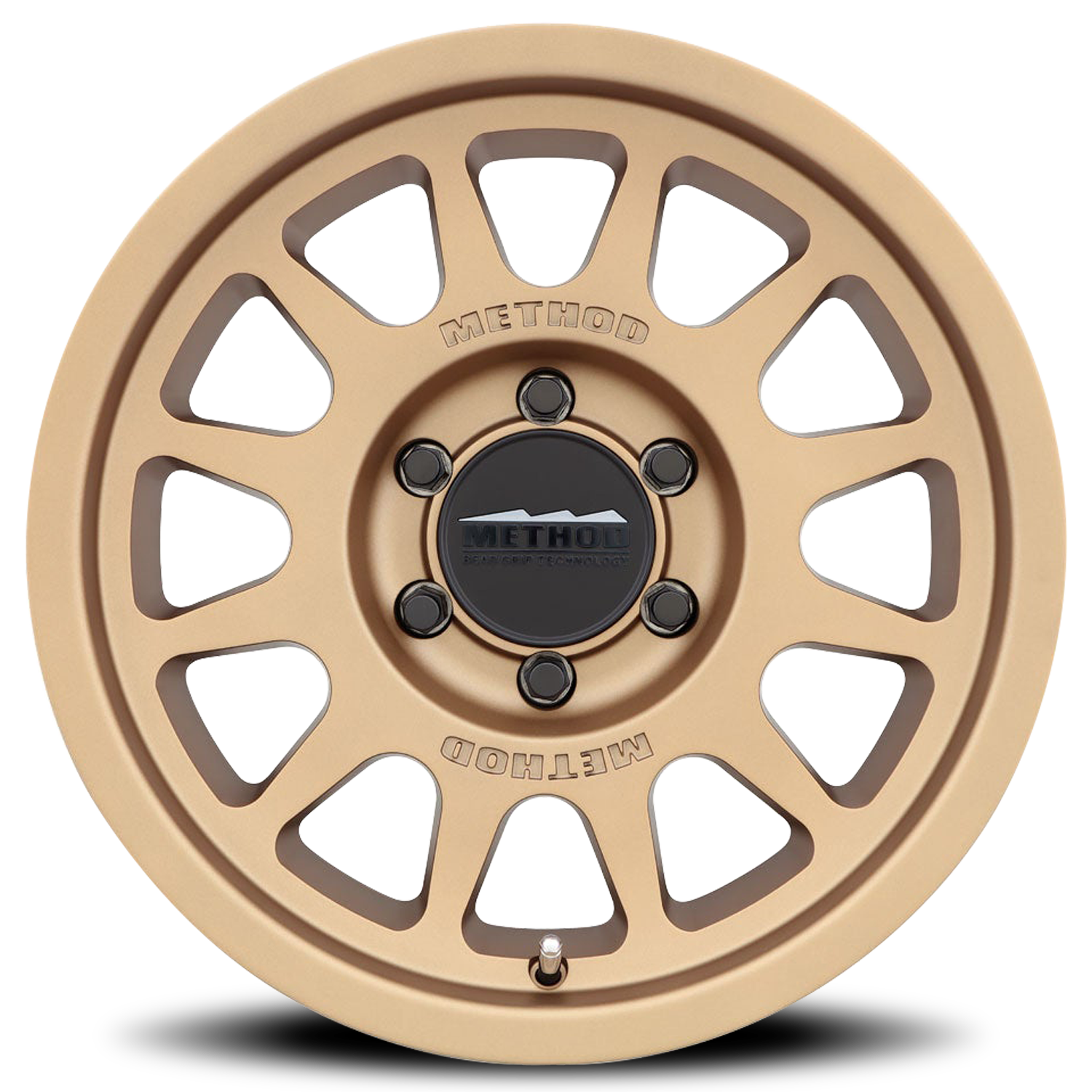 Aluminum Wheels 17x9 Bead Grip MR703 Bolt Pattern 8 On 165.1 Offset -12 Lip Size 1.18 Method Bronze BRZ Method