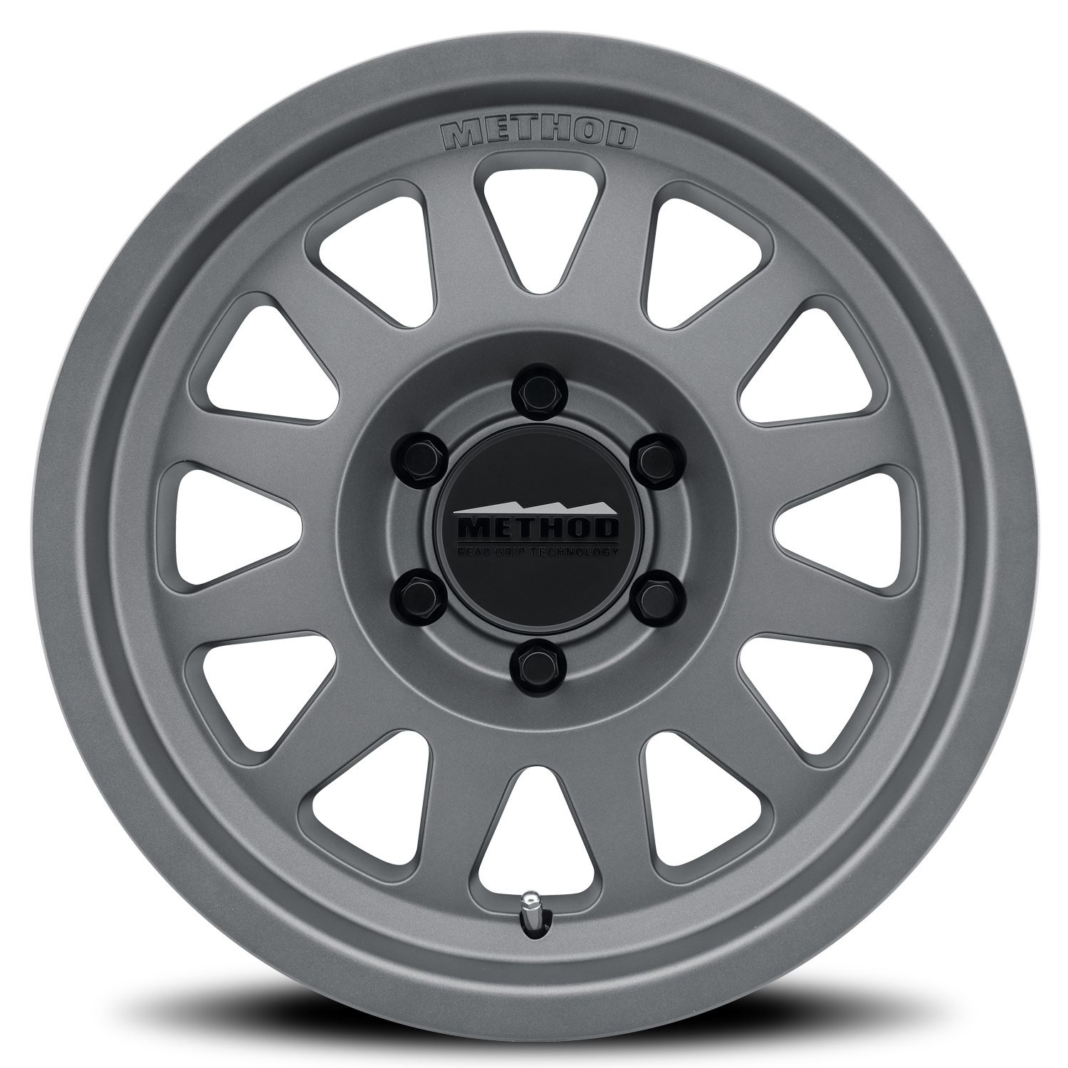 Aluminum Wheels 15x7 Bead Grip MR704 Bolt Pattern 5 On 100 Offset 15 Lip Size 1.18 Titanium SL Method