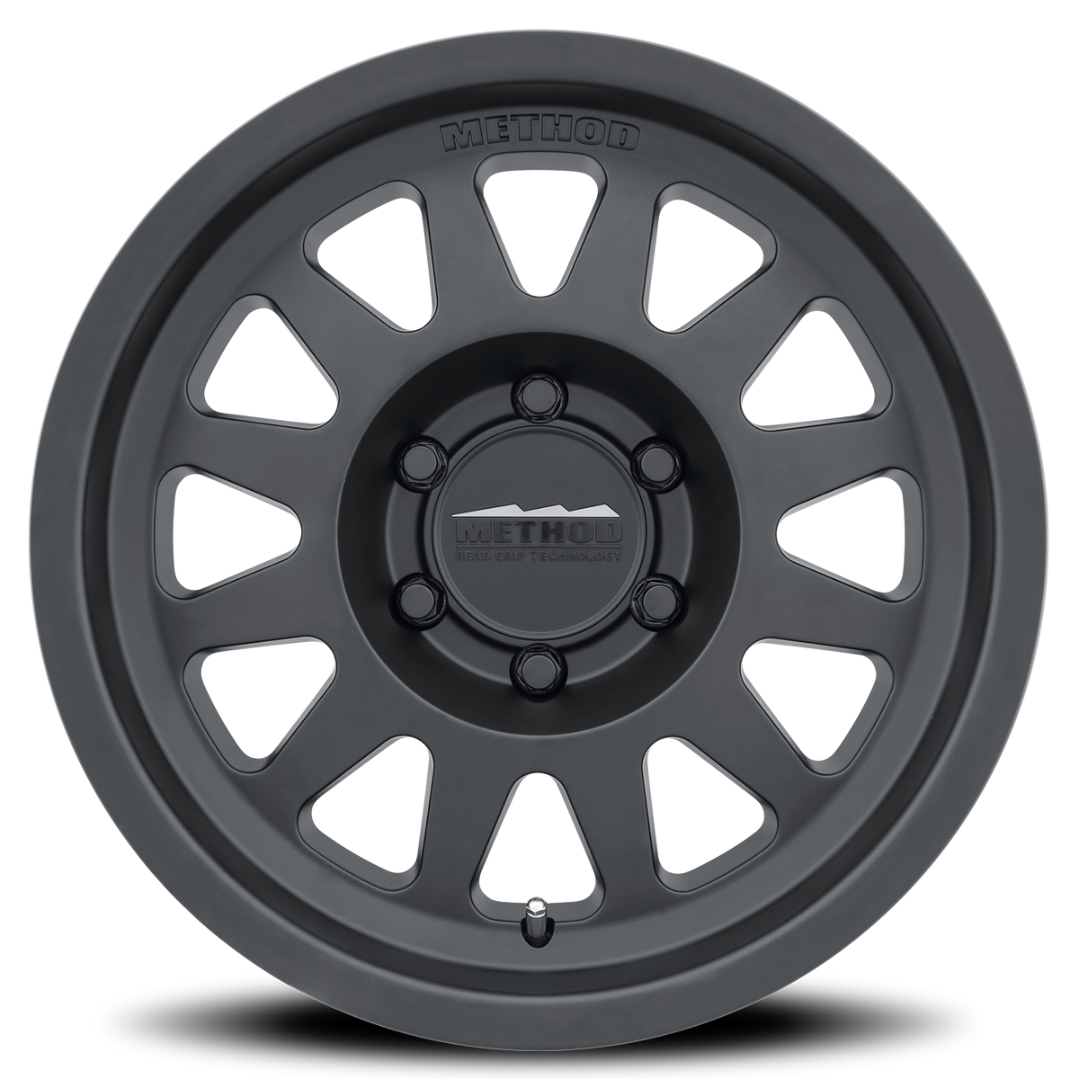 Aluminum Wheels 17x8.5 Bead Grip MR704 Bolt Pattern 8 On 170 Offset 0 Lip Size 1.81 Matte Black MB Method