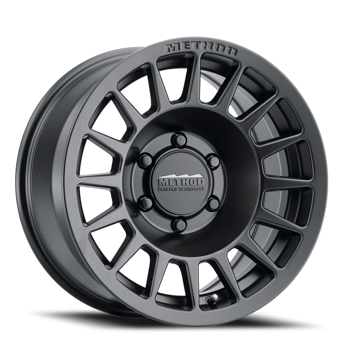 Aluminum Wheels 17x7.5 Bead Grip MR707 Bolt Pattern 6 On 130 Offset 50 Lip Size 0 Matte Black MB Method