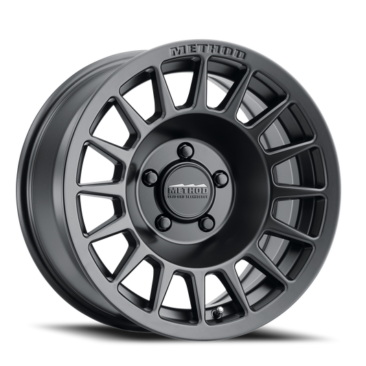 Aluminum Wheels 18x8.5 Bead Grip MR707 Bolt Pattern 5 On 100 Offset 38 Lip Size 0 Matte Black MB Method