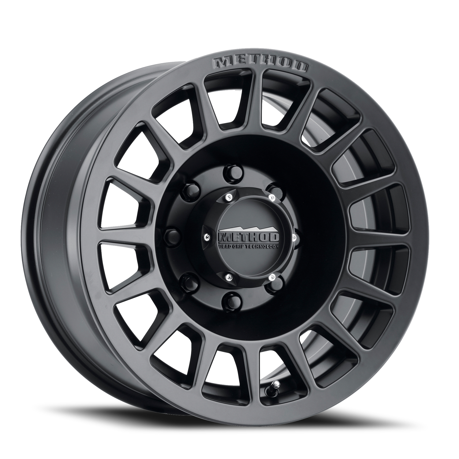 Aluminum Wheels 18x9 Bead Grip MR707 Bolt Pattern 8 On 180 Offset 18 Lip Size 0 Matte Black MB Method