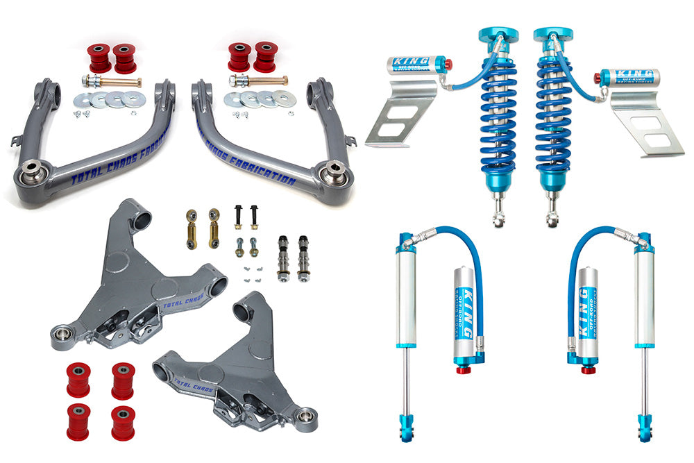 MID TRAVEL LIFT KIT W/ FRONT AND REAR 2.5 INCH DIAMETER ADJUSTABLE SHOCKS <br>- 2ND GEN SEQUOIA