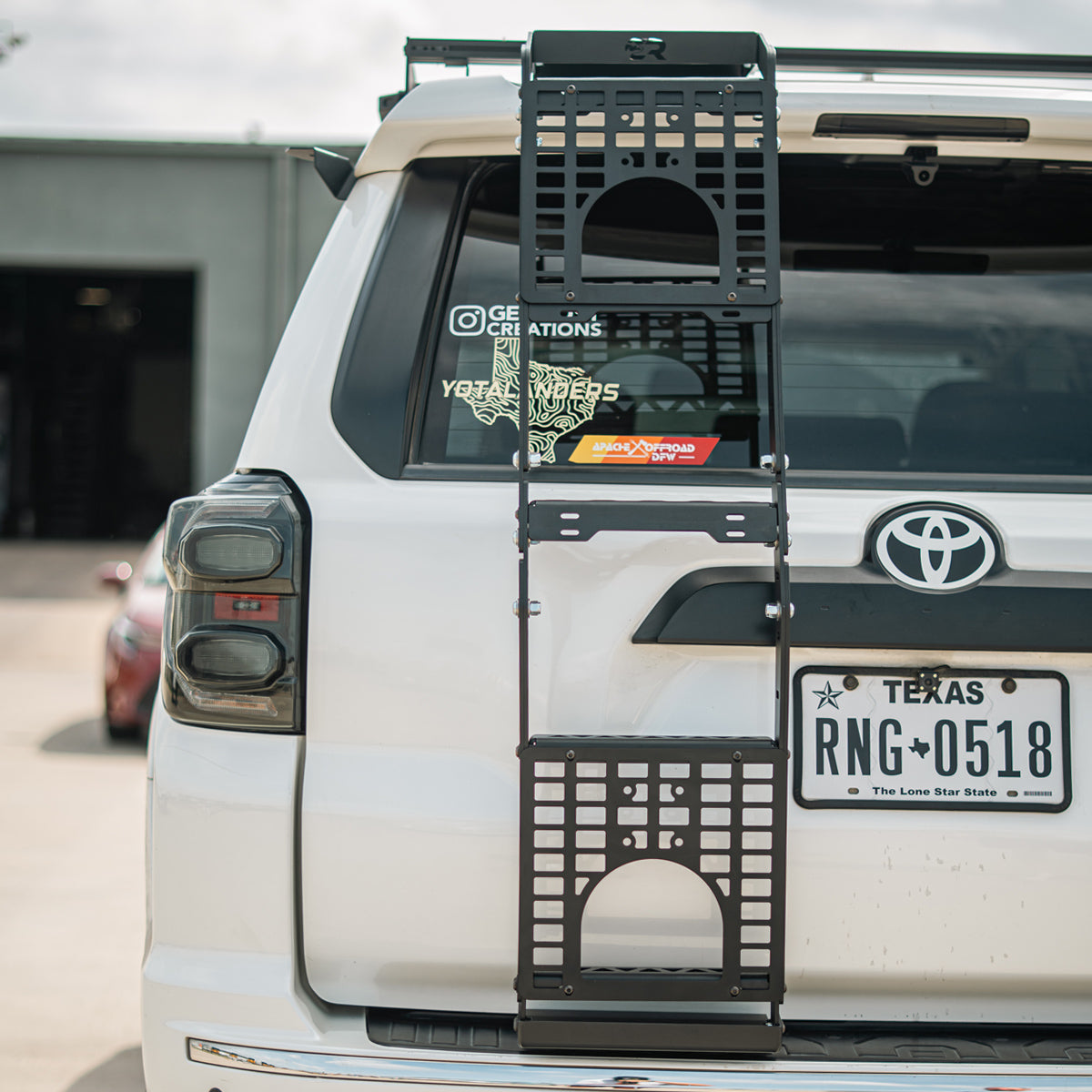 Rear Hatch Ladder Accessory MOLLE Panel For 2010-2024 Toyota 4Runner