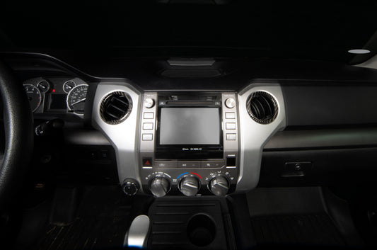 A/C Vent Rings(Covers Chrome) Fits 2014-2021 Toyota Tundra