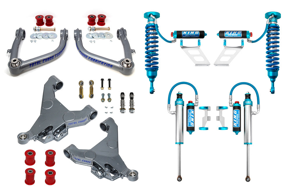 MID TRAVEL LIFT KIT W/ FRONT AND REAR 2.5 INCH DIAMETER ADJUSTABLE SHOCKS - 2ND GEN TUNDRA