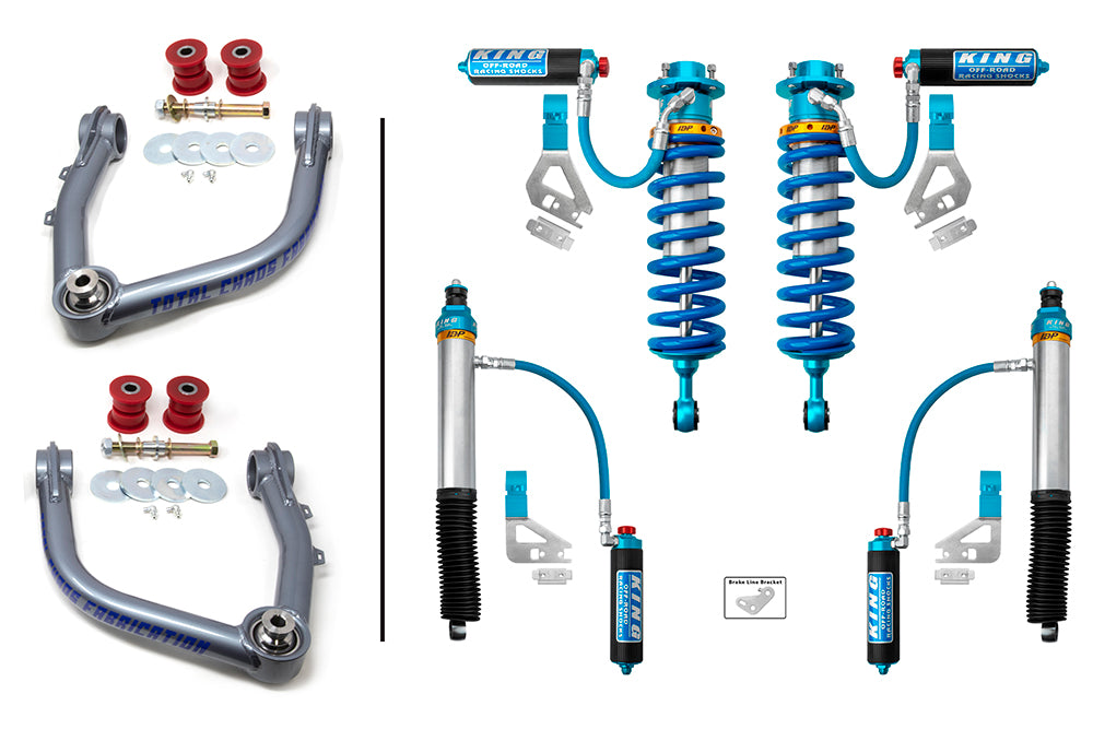 LIFT KIT W/ FRONT & REAR 3.0 INCH DIAMETER ADJUSTABLE KING SHOCKS <br>- 3RD GEN TUNDRA
