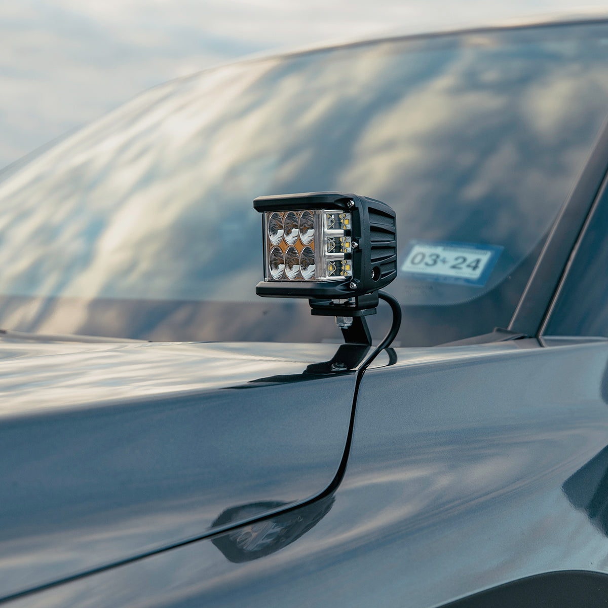 Low Profile Ditch Light Brackets For 2022+ Toyota Tundra