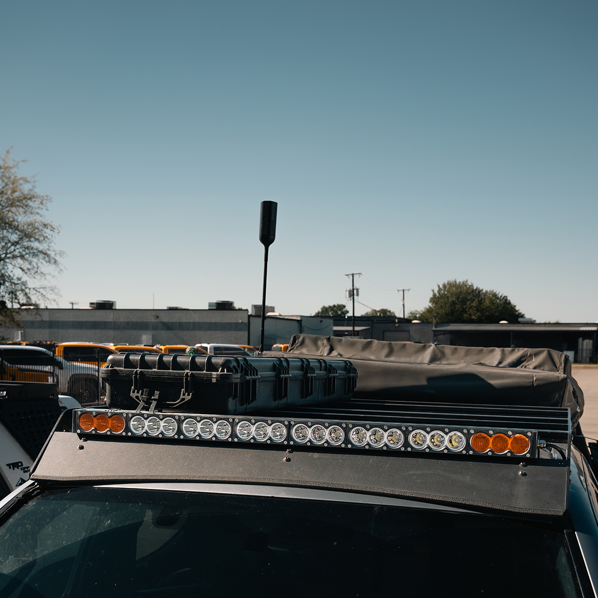 Sherpa Roof Rack Dual Function Light Bar Mounting Brackets